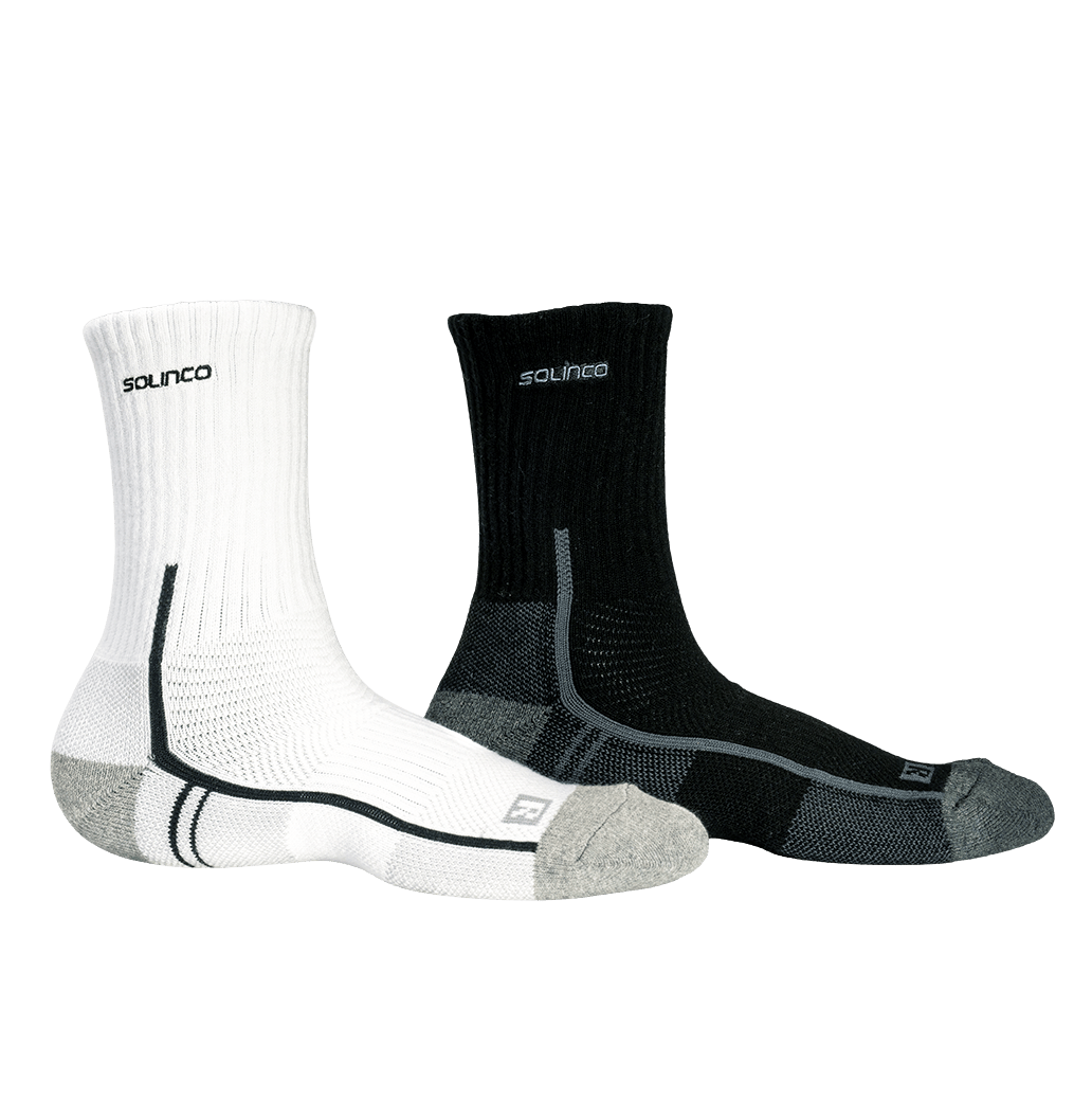 SOLINCO HEAVEN CREW SOCKS - Black - Solinco Sports Australia / New Zealand