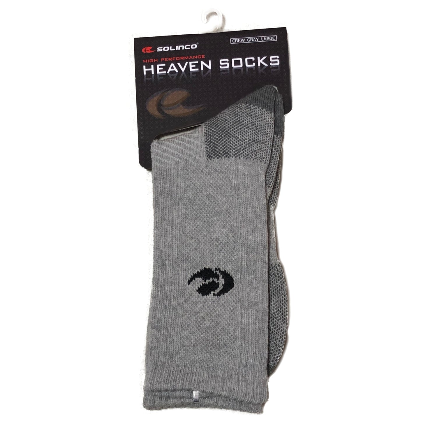Heaven Crew Socks - Grey - Solinco Sports Australia / New Zealand