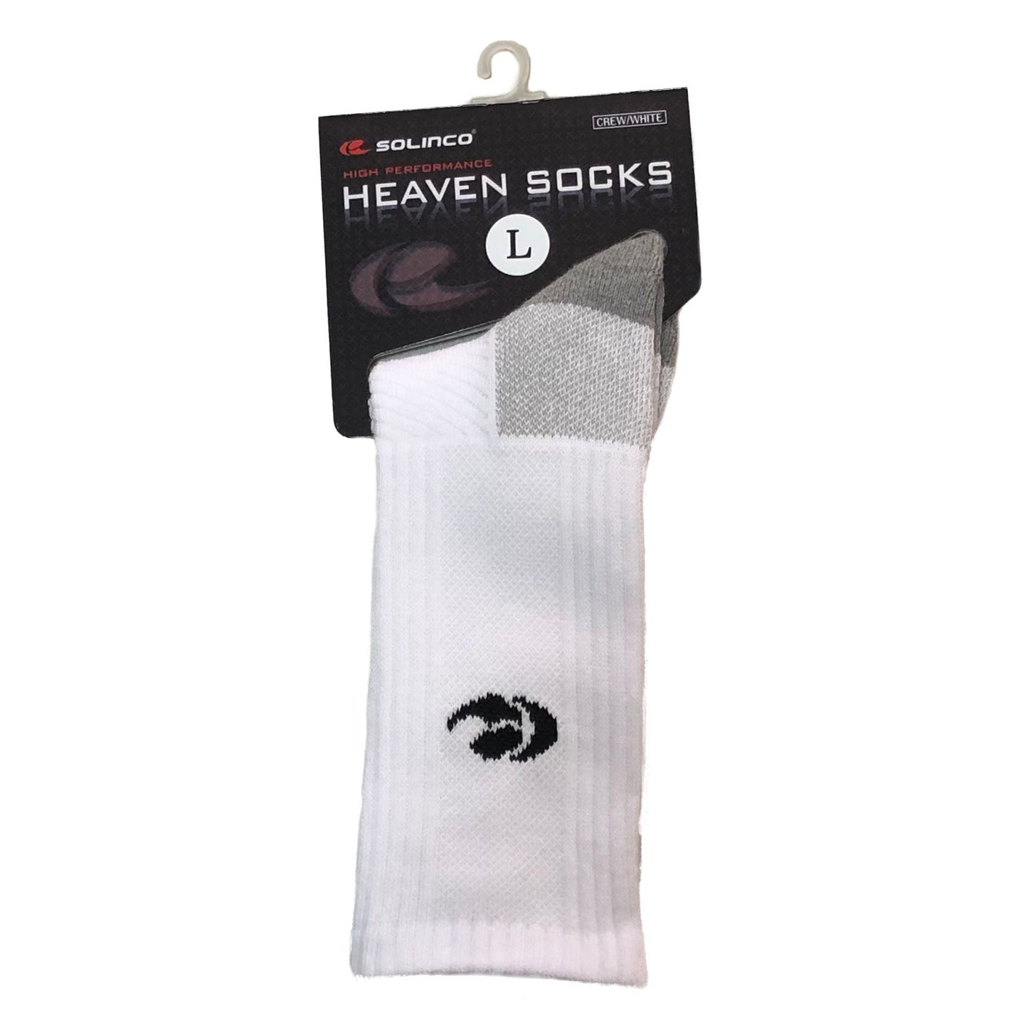 Heaven Crew Socks - White - Solinco Sports Australia / New Zealand