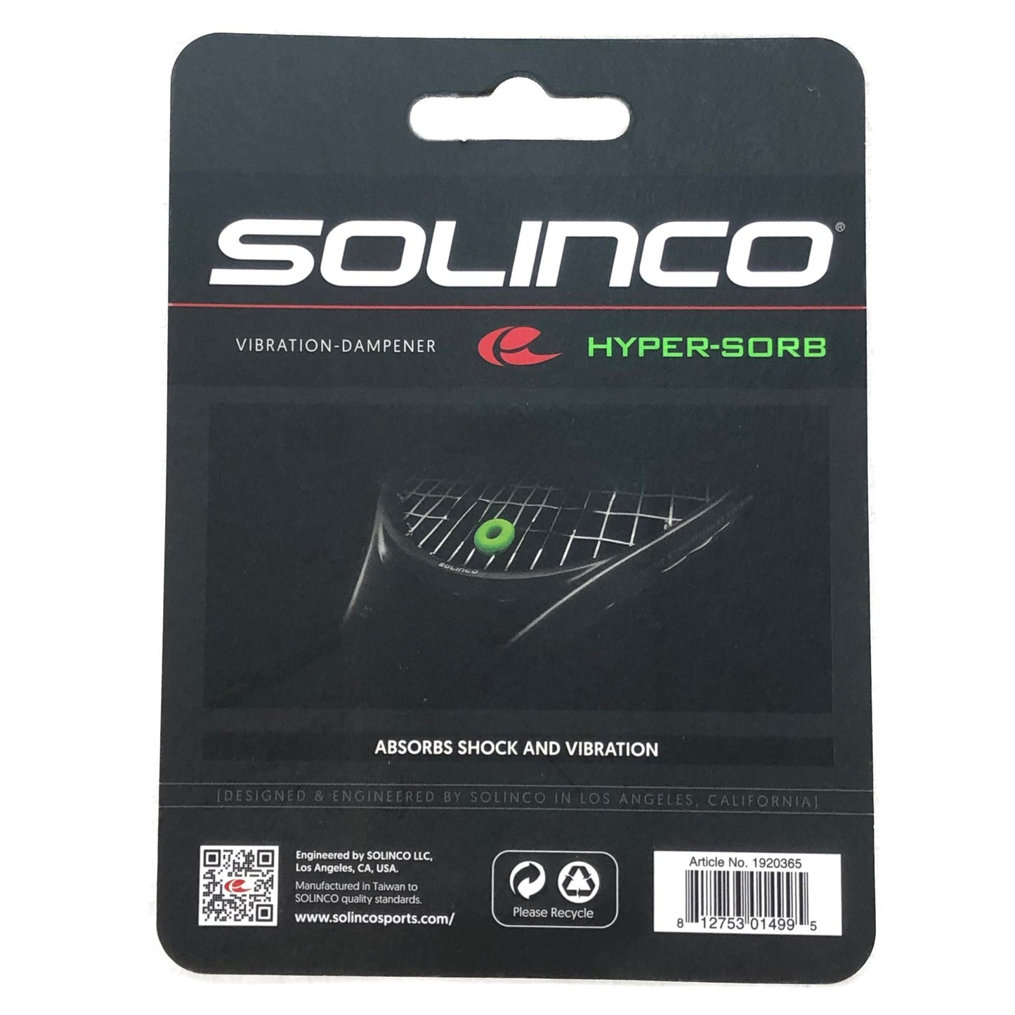 Hyper - Sorb Vibration Dampeners 2pk - Solinco Sports Australia / New Zealand