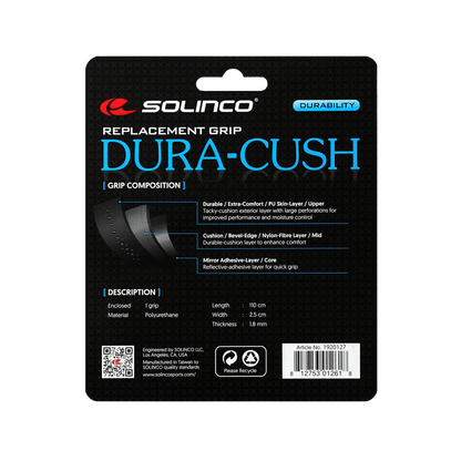 Dura - Cush Replacement Grip - Solinco Sports Australia / New Zealand