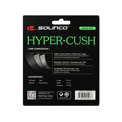 Hyper - Cush Replacement Grip - Solinco Sports Australia / New Zealand