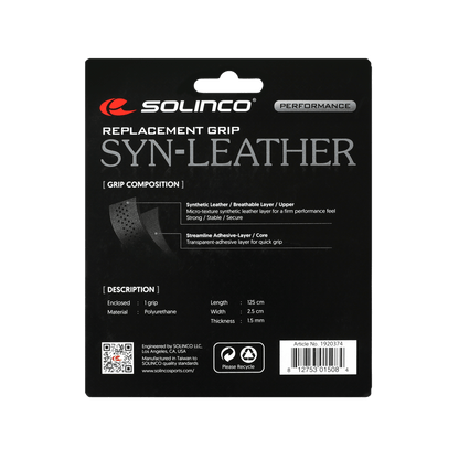 Syn - Leather Replacement Grip - Solinco Sports Australia / New Zealand