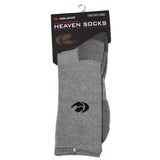 Heaven Crew Socks - Grey - Solinco Sports Australia / New Zealand