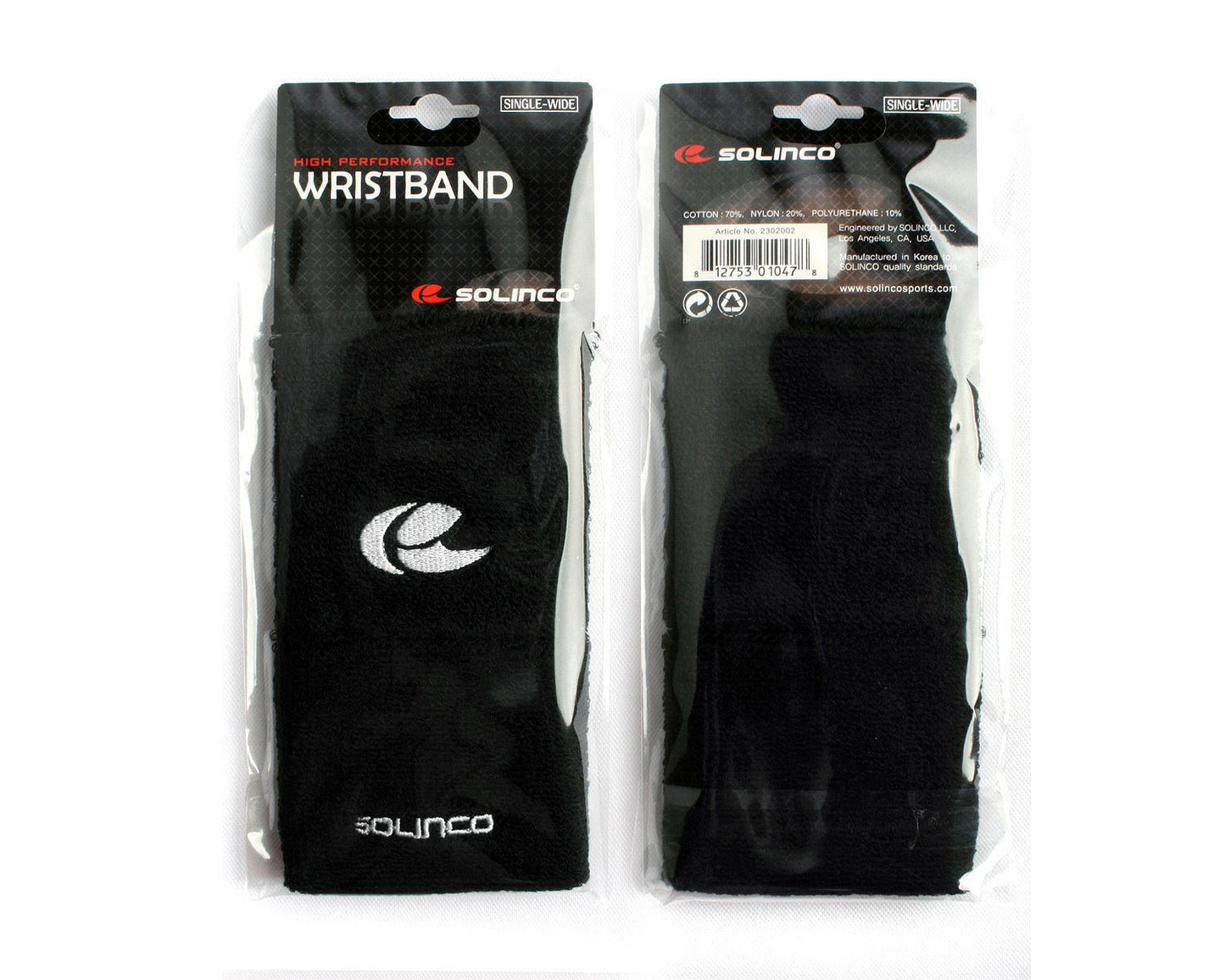 Wristband - Single Wide - Solinco Sports Australia / New Zealand