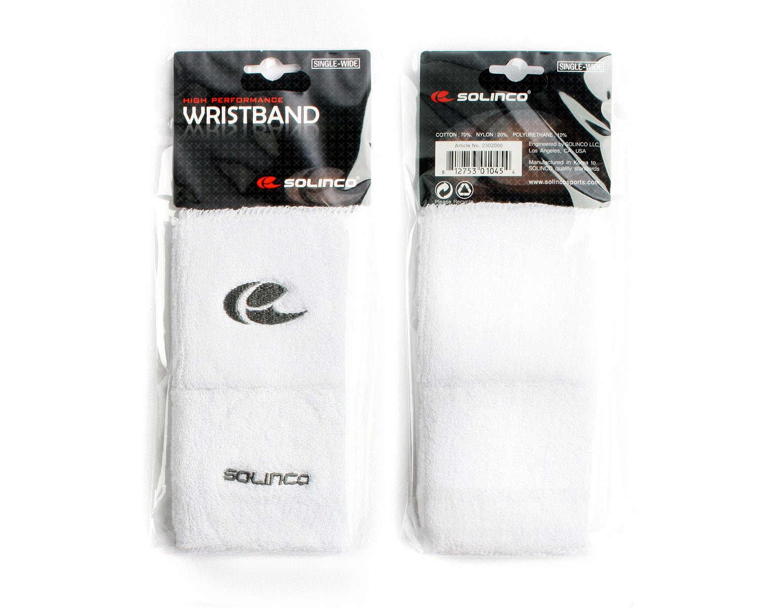 Wristband - Single Wide - Solinco Sports Australia / New Zealand